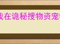我在诡秘搜物资宠物选什么好,我在诡秘搜物资宠物推荐