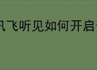 讯飞听见如何开启麦克风权限