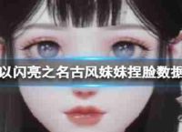 “闪亮”的名义古老的古董姐姐妹妹捏脸数据id揉脸官方数据