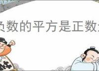 负数的平方是正数还是负数