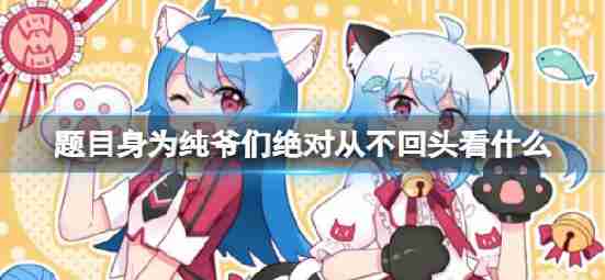 作为一个纯是的绝对不会回忆核心成员答案总结答案B站