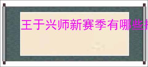 王于兴师新赛季有哪些技能,王于兴师百家争鸣新技能一览