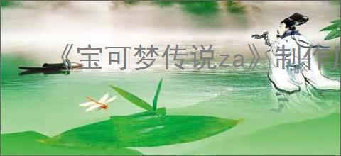 《宝可梦传说za》制作厂商介绍