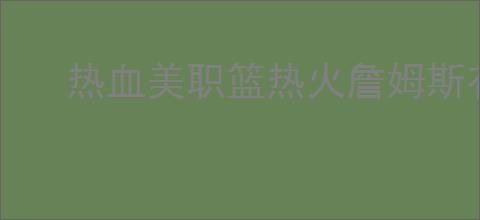 热血美职篮热火詹姆斯有什么技能,热血美职篮热火詹姆斯强度怎么样